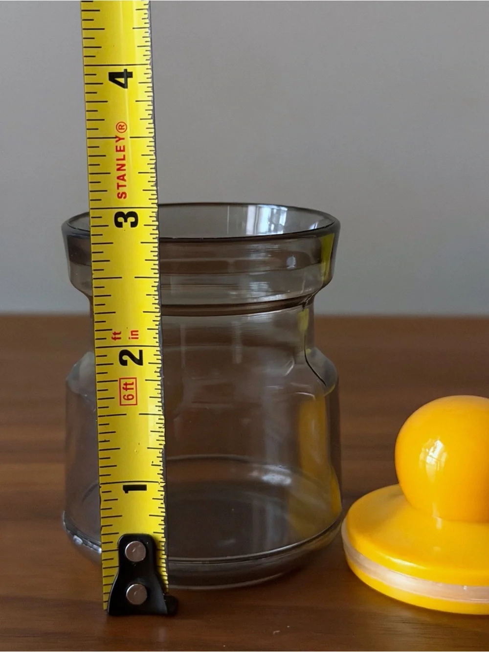 Retro Space Age Plastic Spice Jar Smoked Storage Container Canister Pop Art 70s